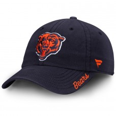 Women's Chicago Bears NFL Pro Line Navy Fundamental Adjustable Hat 2509390